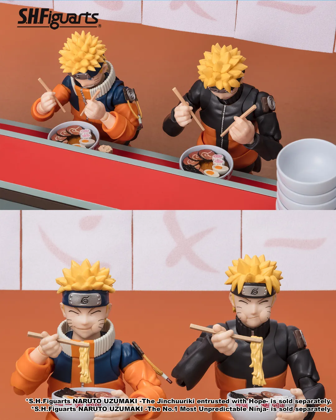 S.H.Figuarts ICHIRAKU RAMEN SET - Imagen 5