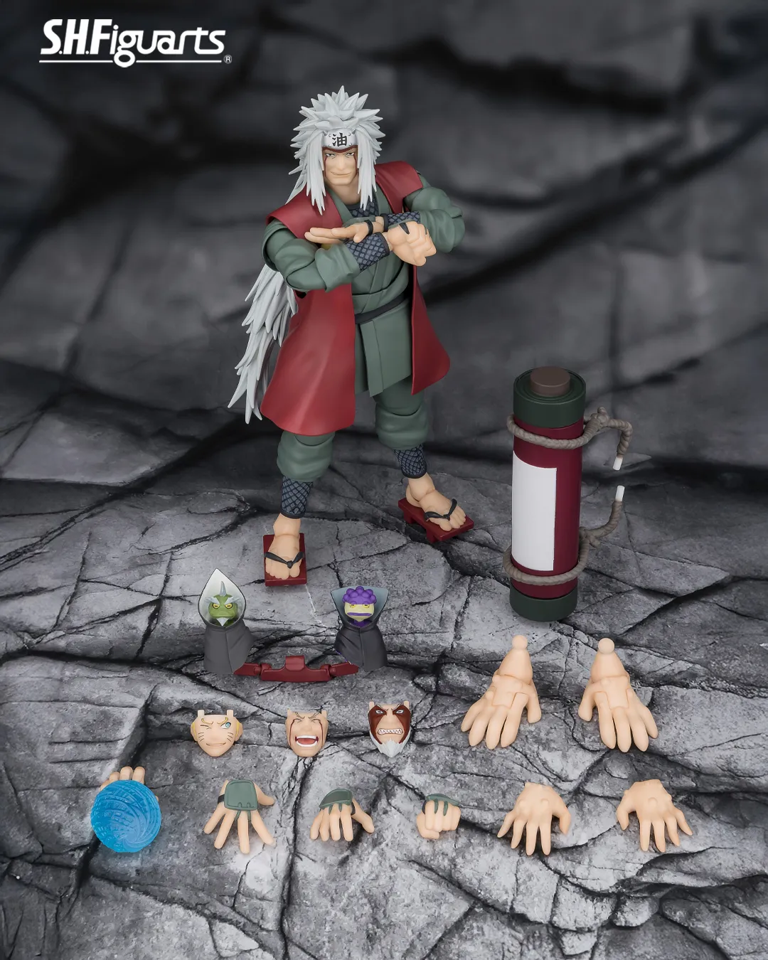 S.H.Figuarts JIRAIYA -Hidden Leaf Heroic Master Sage- (Sage Mode Set) - Imagen 5