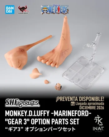 S.H.Figuarts MONKEY.D.LUFFY -MARINEFORD- "GEAR 3" OPTION PARTS SET