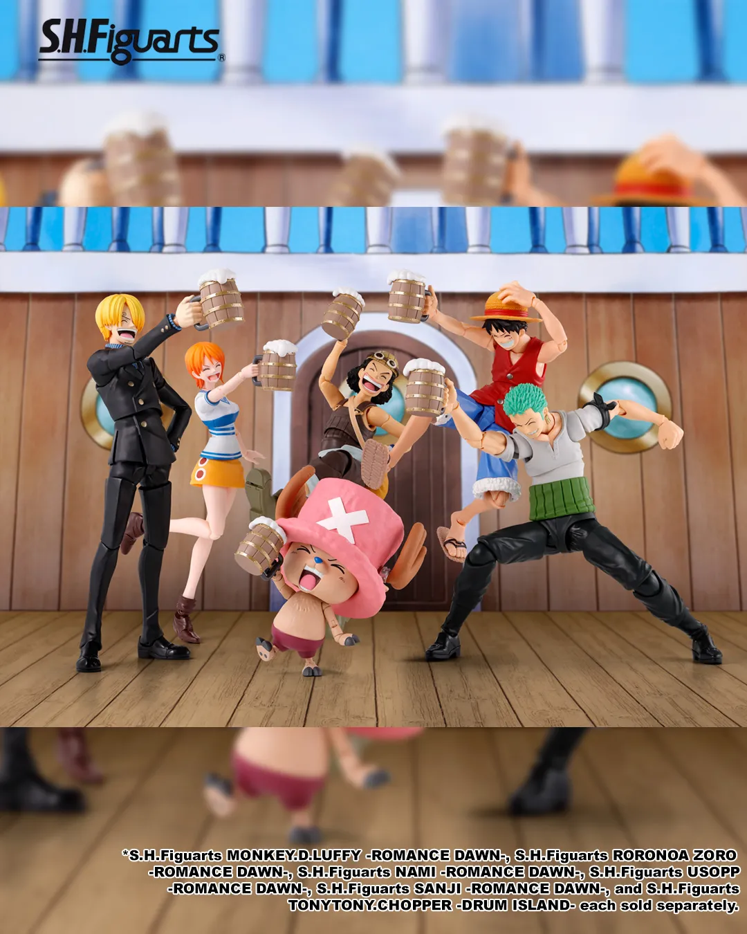 S.H.Figuarts PARTY SET -THE STRAW HAT CREW- - Imagen 4