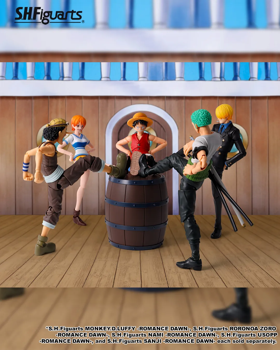 S.H.Figuarts PARTY SET -THE STRAW HAT CREW- - Imagen 5