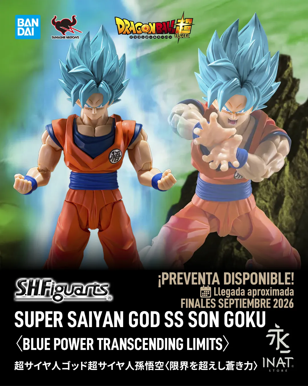 S.H.Figuarts SUPER SAIYAN GOD SUPER SAIYAN SON GOKU 〈BLUE POWER TRANSCENDING LIMITS〉