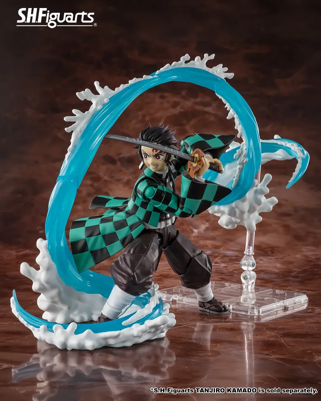 S.H.Figuarts TANJIRO KAMADO & GIYU TOMIOKA WATER BREATHING EFFECT SET - Imagen 3